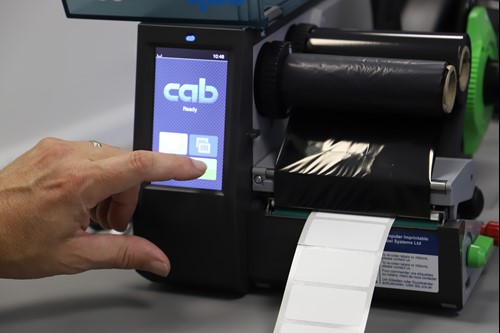 Calibrating a label printer